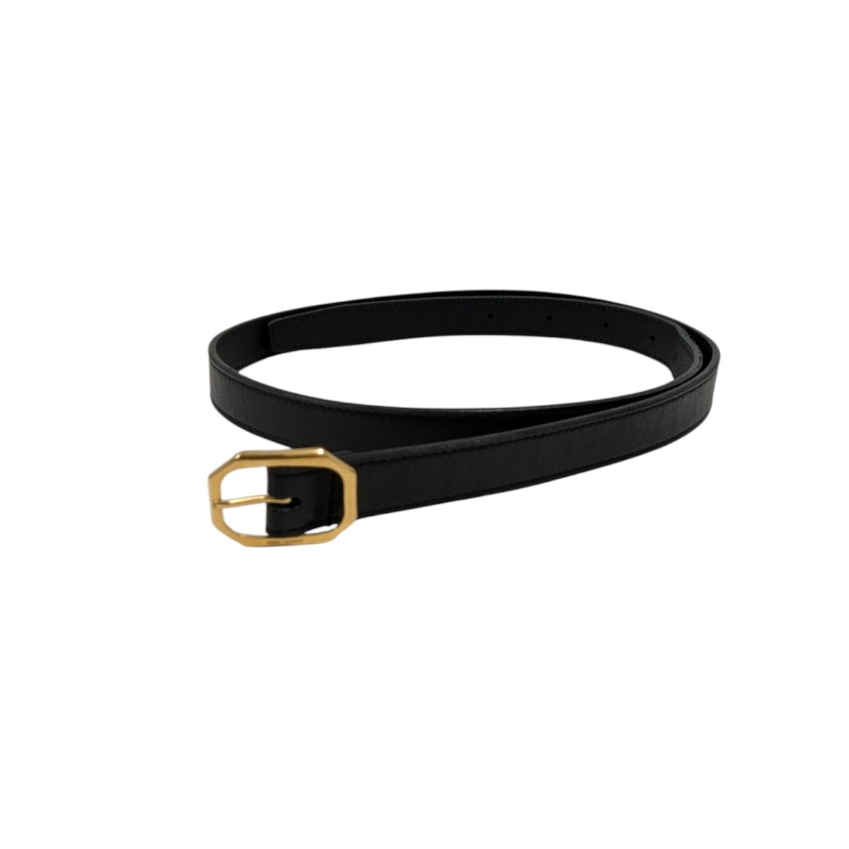 Saint Laurent Paris(サンローランパリ) レザーベルト 32560 ブラック