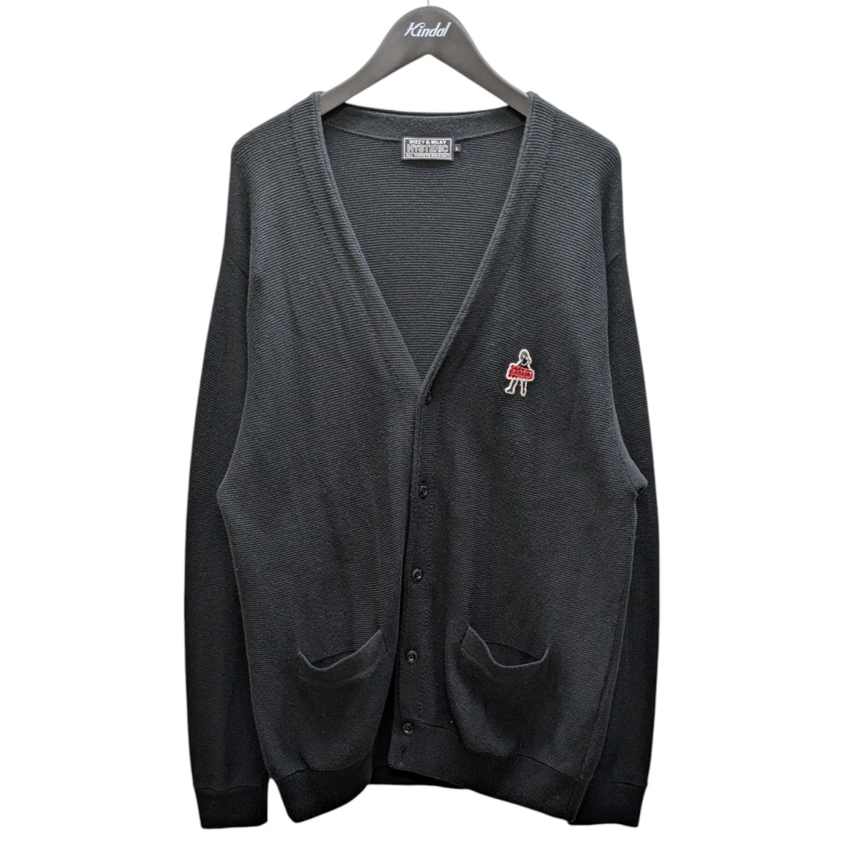 Hysteric Glamour(ヒステリックグラマー) 胸ワッペンカーディガン