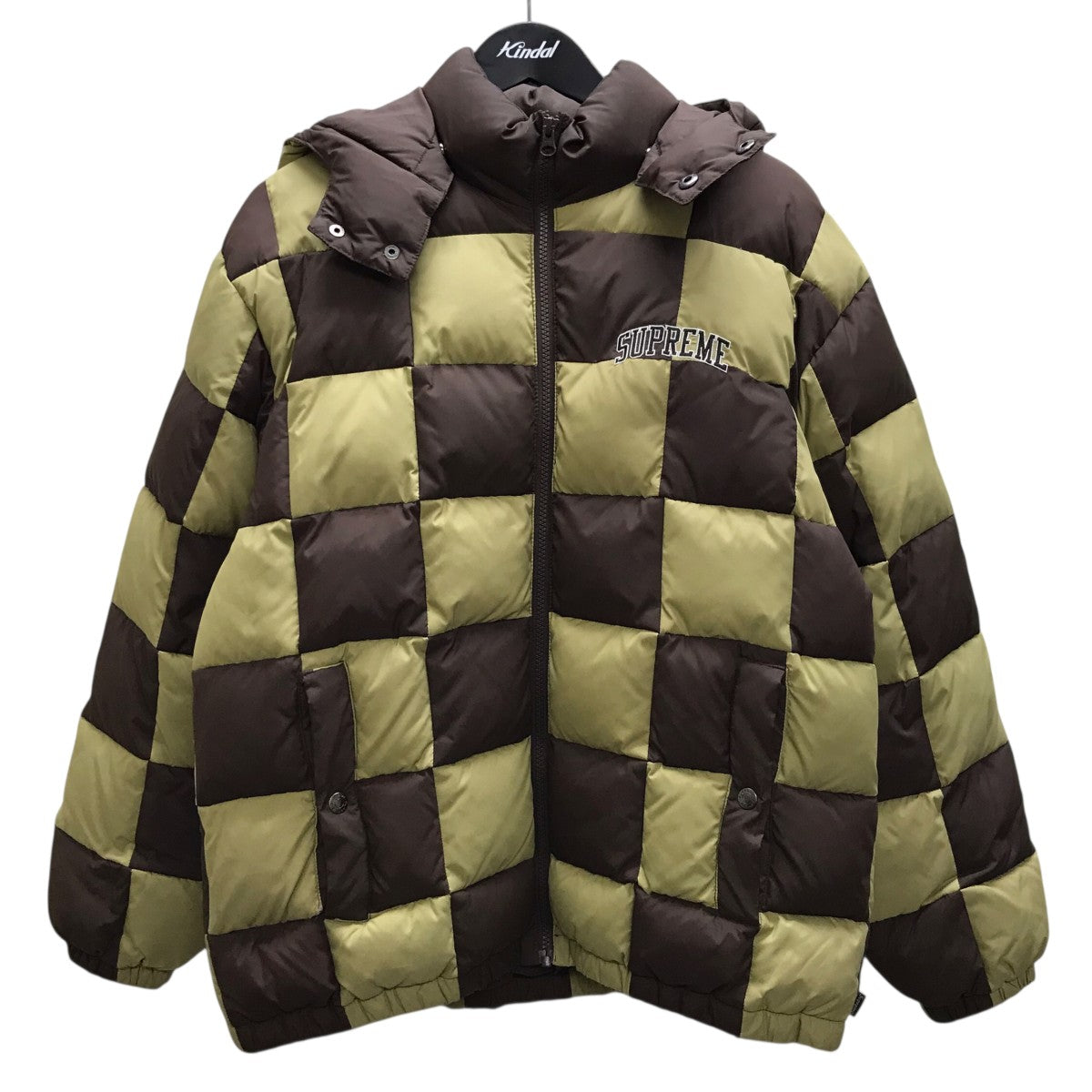 Supreme(シュプリーム) Checkerboard Puffy Jacketダウンジャケット