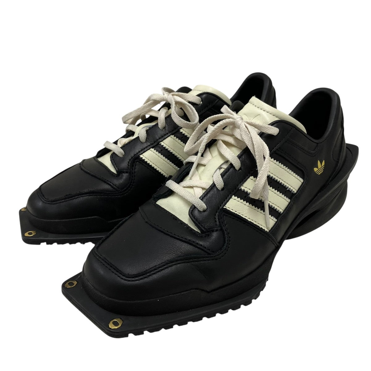 adidas(アディダス) FORUM SQ W ローカットスニーカー JP9073 ブラック