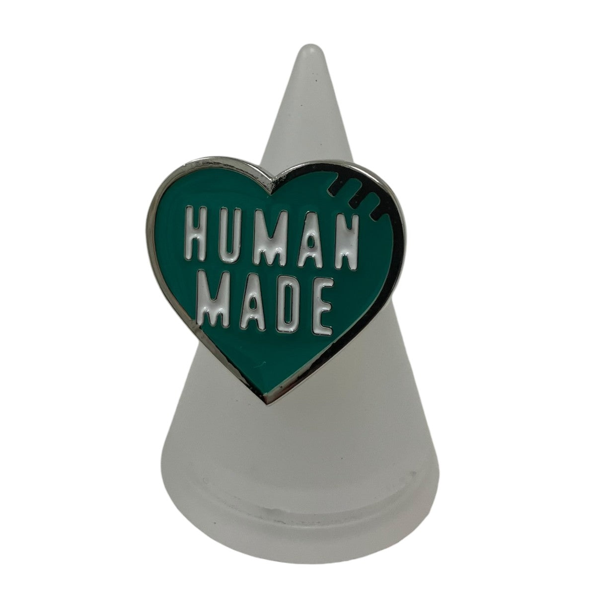 HUMAN MADE(ヒューマンメイド) HEAT RINGピンバッジリング グリーン