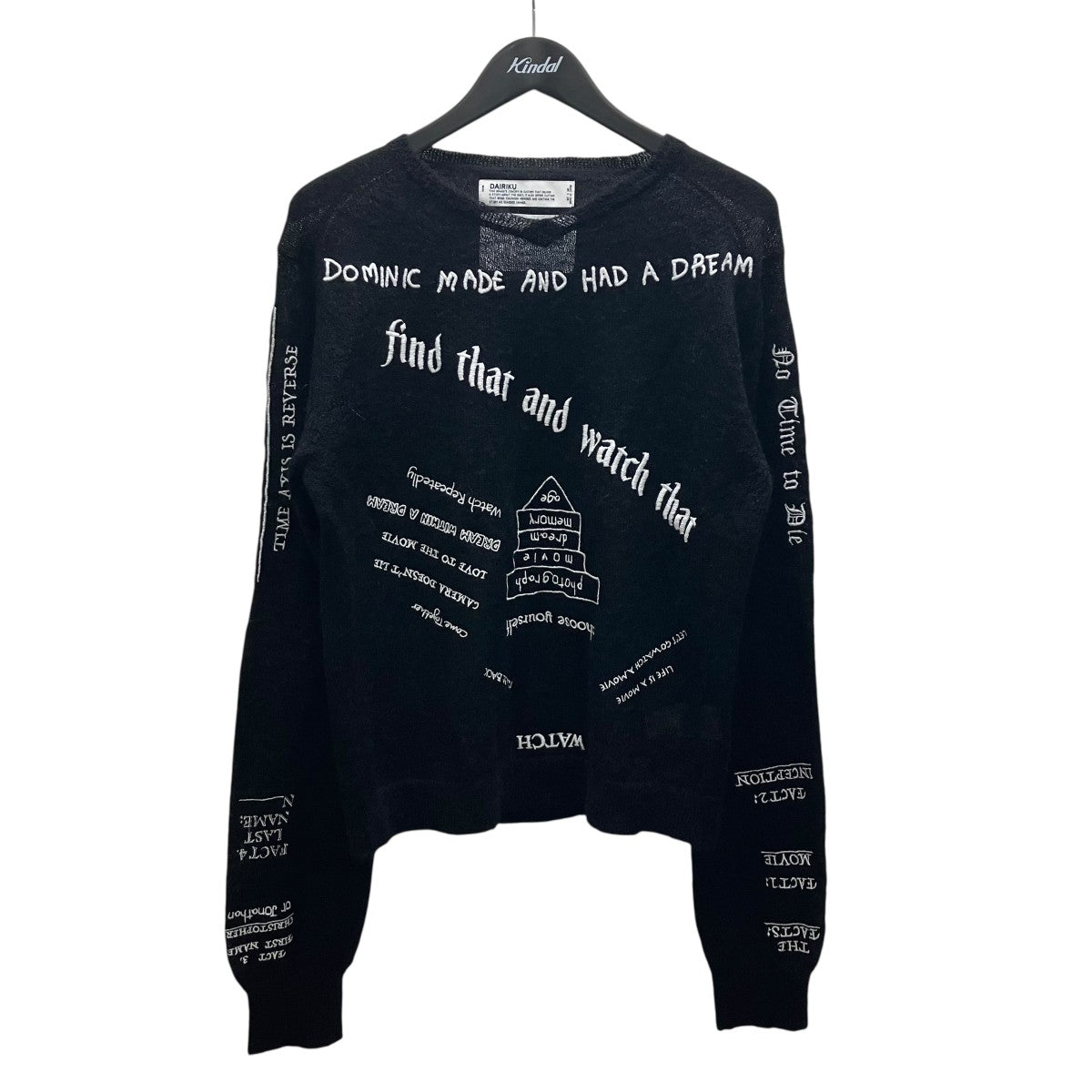 DAIRIKU(ダイリク) 25AW TATTOO Mohair Tite Knit モヘアニット 25AW