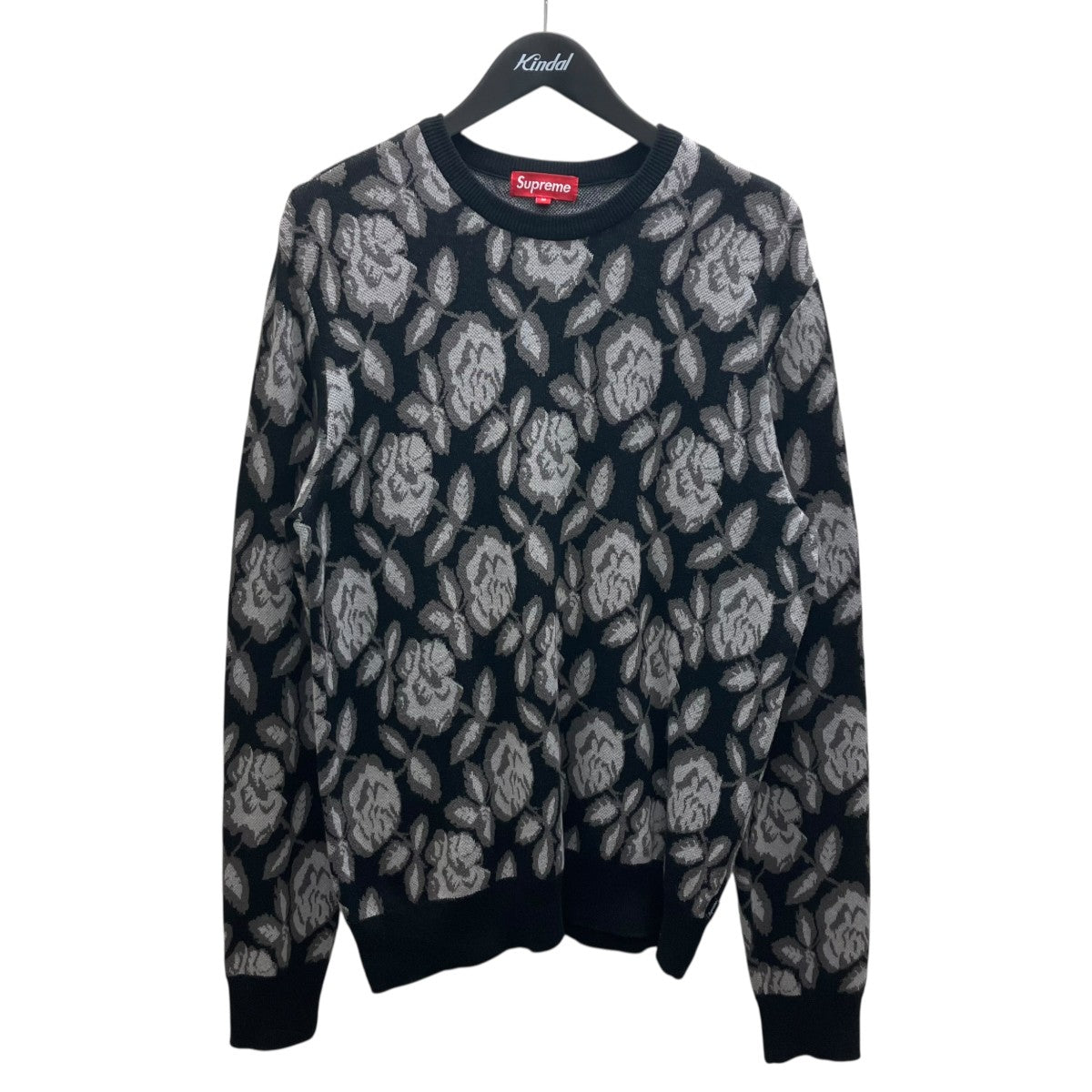 Supreme(シュプリーム) 12AW Rose Sweaterローズセーター ブラック 