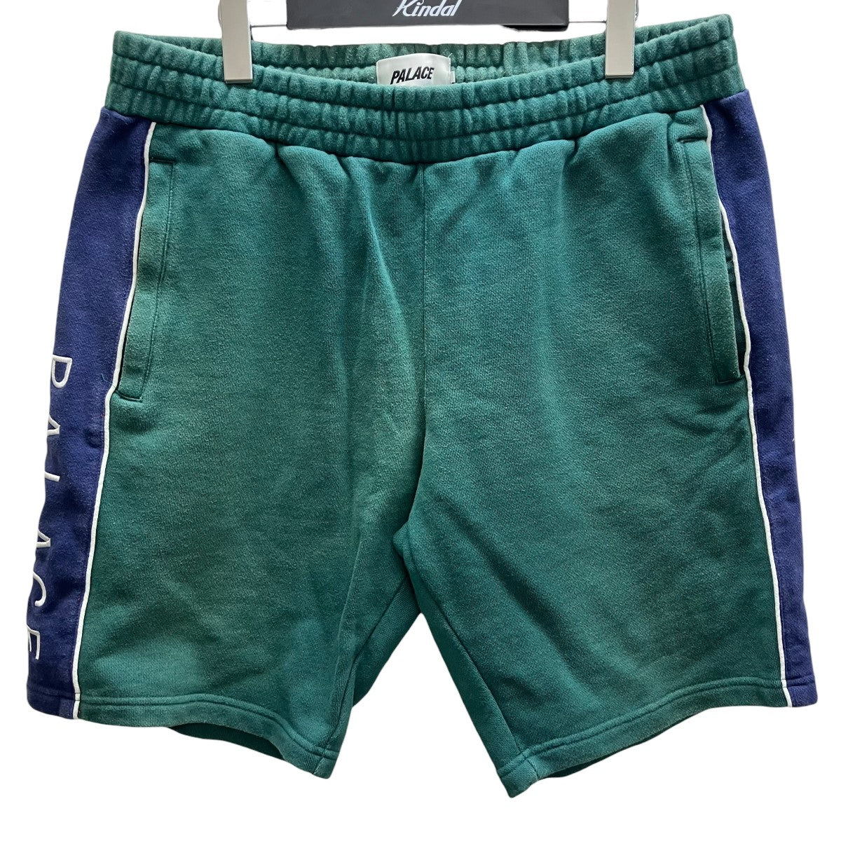 PALACE(パレス) Quart Shortハーフパンツ グリーン×ネイビー サイズ L