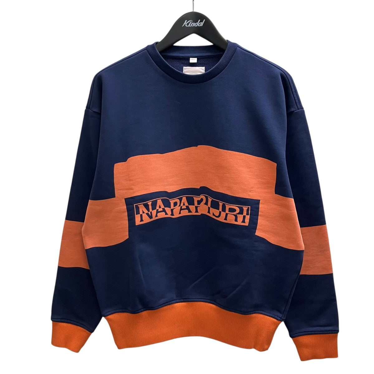 NAPAPIJRI 26SS BACCHUS NVY ORG クルーネックスウェット 古着・中古-1枚目のアイテム画像