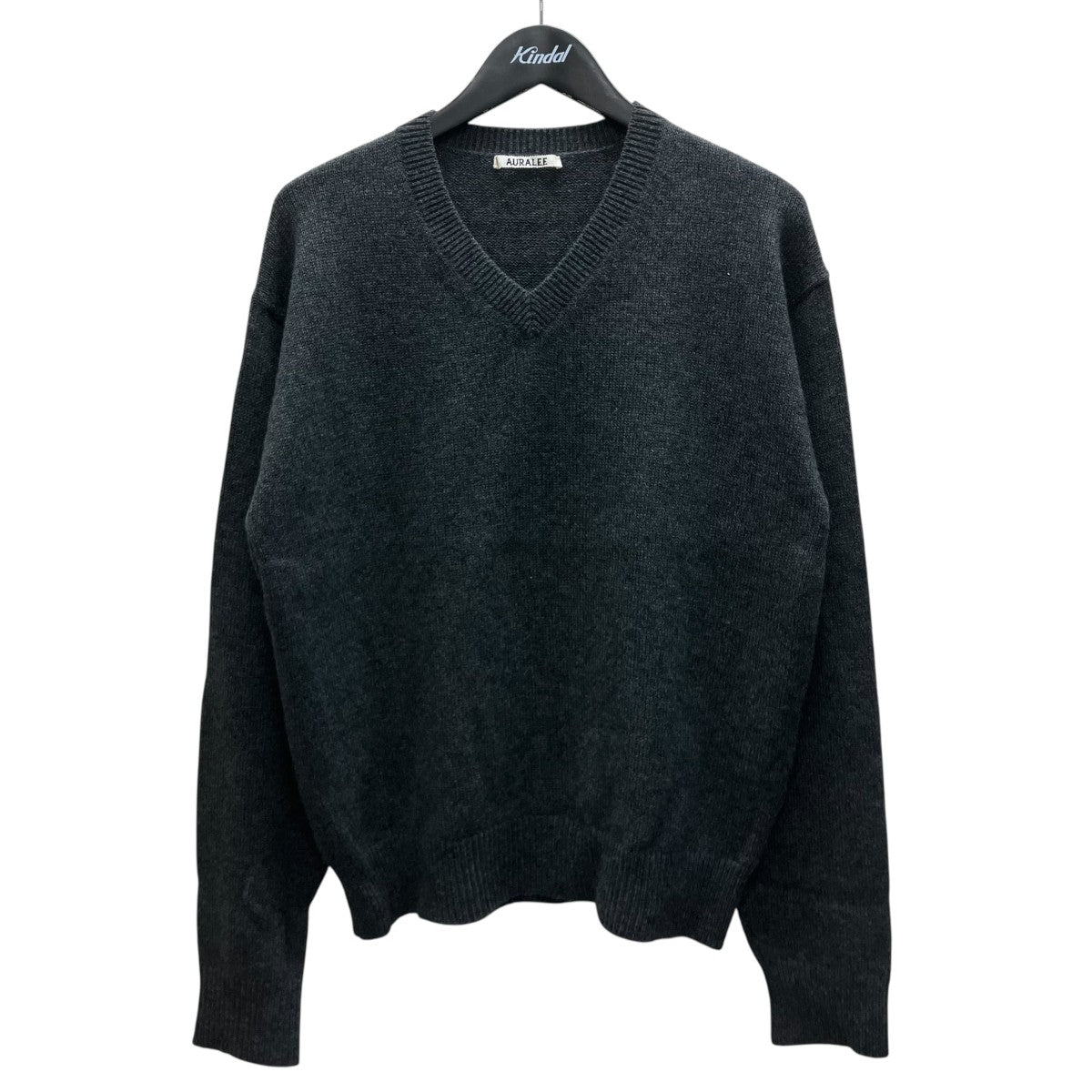 AURALEE(オーラリー) LIGHT CASHMERE KNIT V-NECK P O Vネックニット