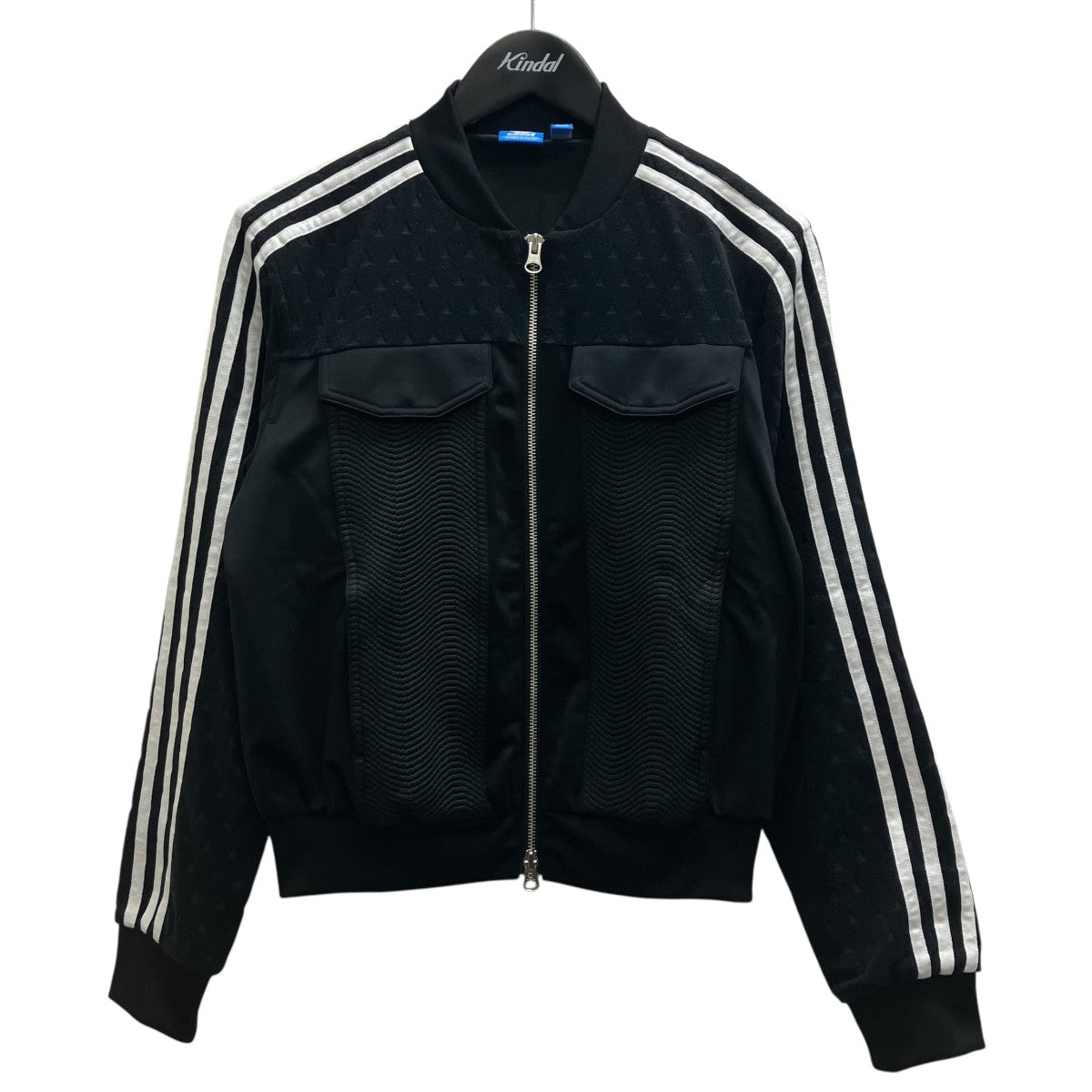 adidas ブラック ジップアップジャケット adidas(アディダス) ジップアップジャケット AB2604 ブラック サイズ L