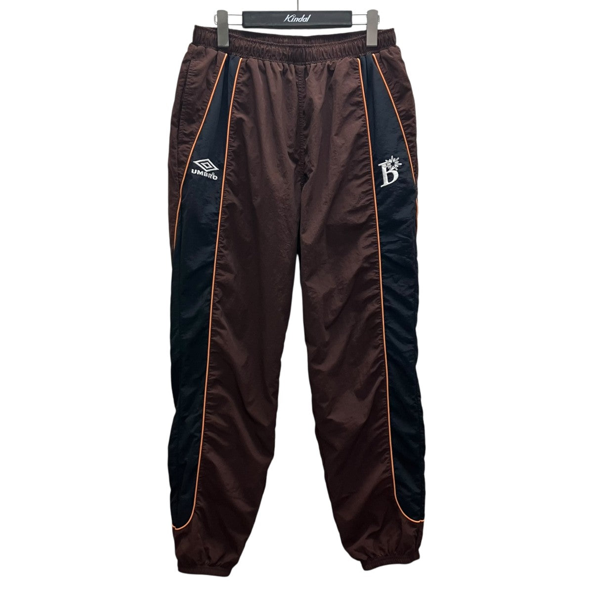 BoTT×UMBRO×BEAMS T Track Pantsトラックナイロンパンツ ブラウン