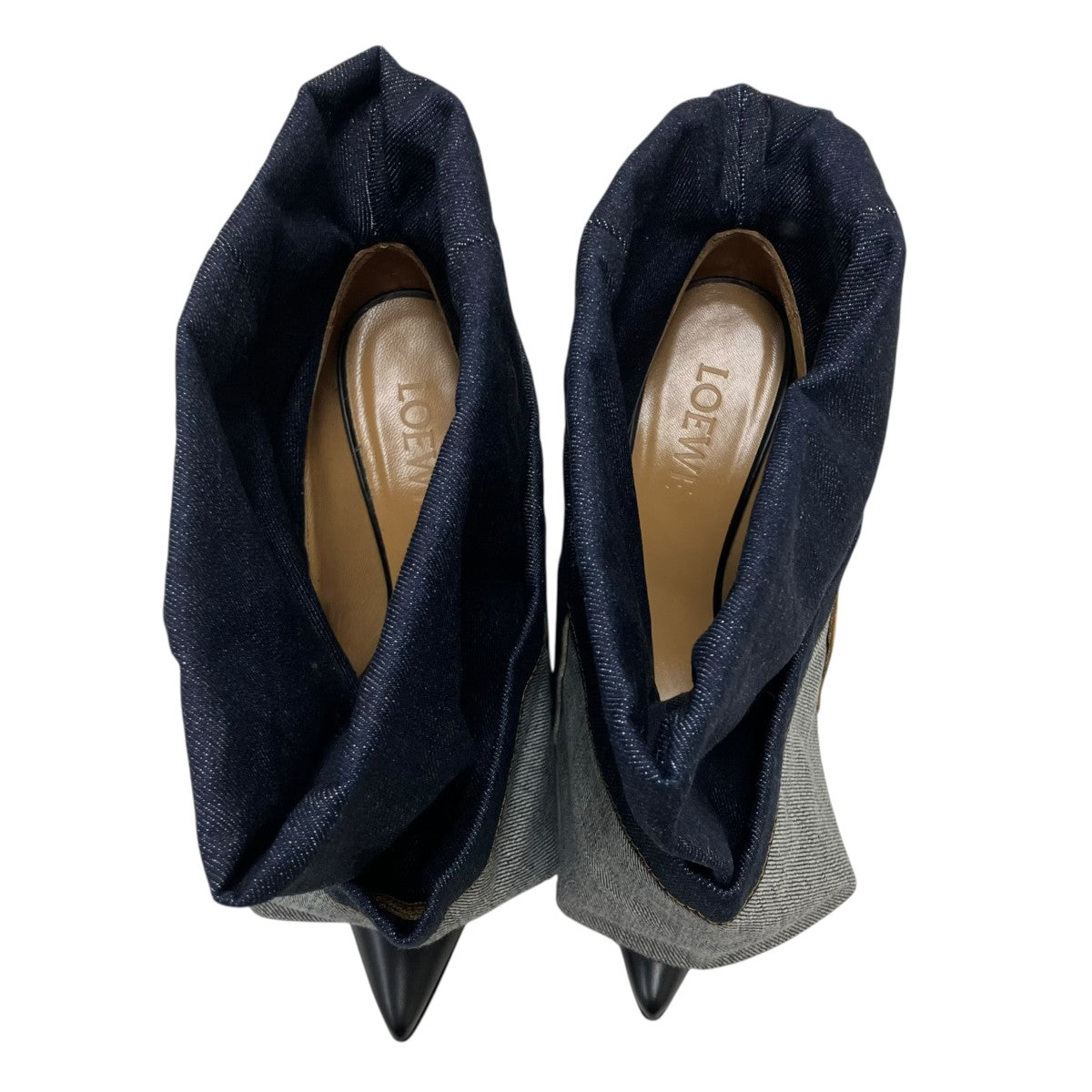 DENIM FOLDES BOOTデニム フォールド ブーツ