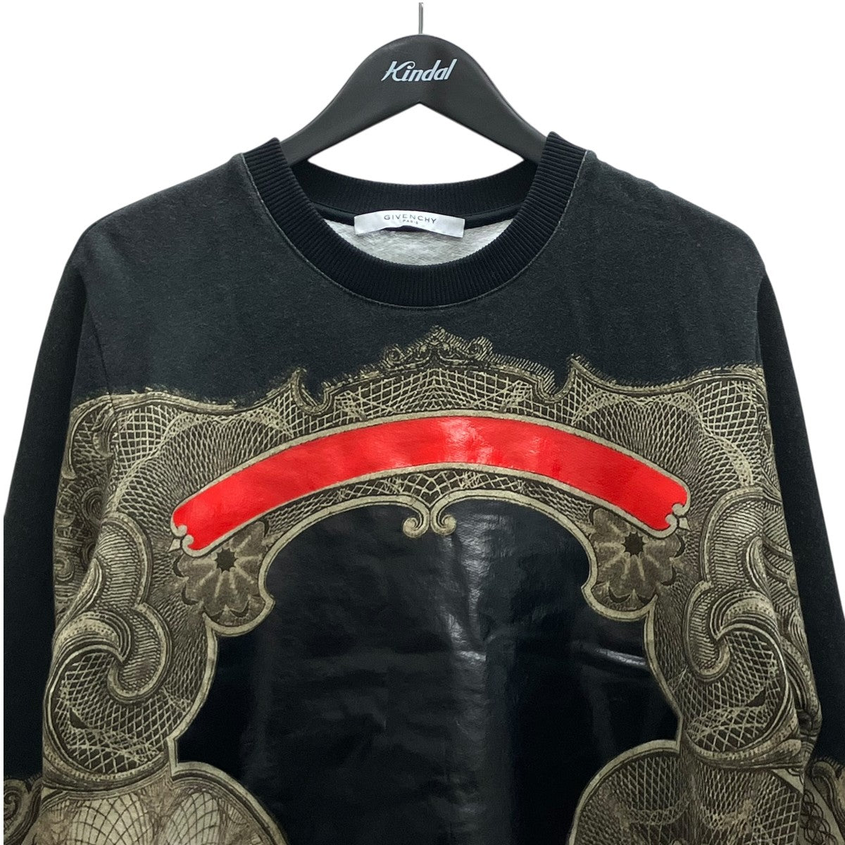 GIVENCHY プリントクルーネックスウェット 古着・中古-2枚目のアイテム画像