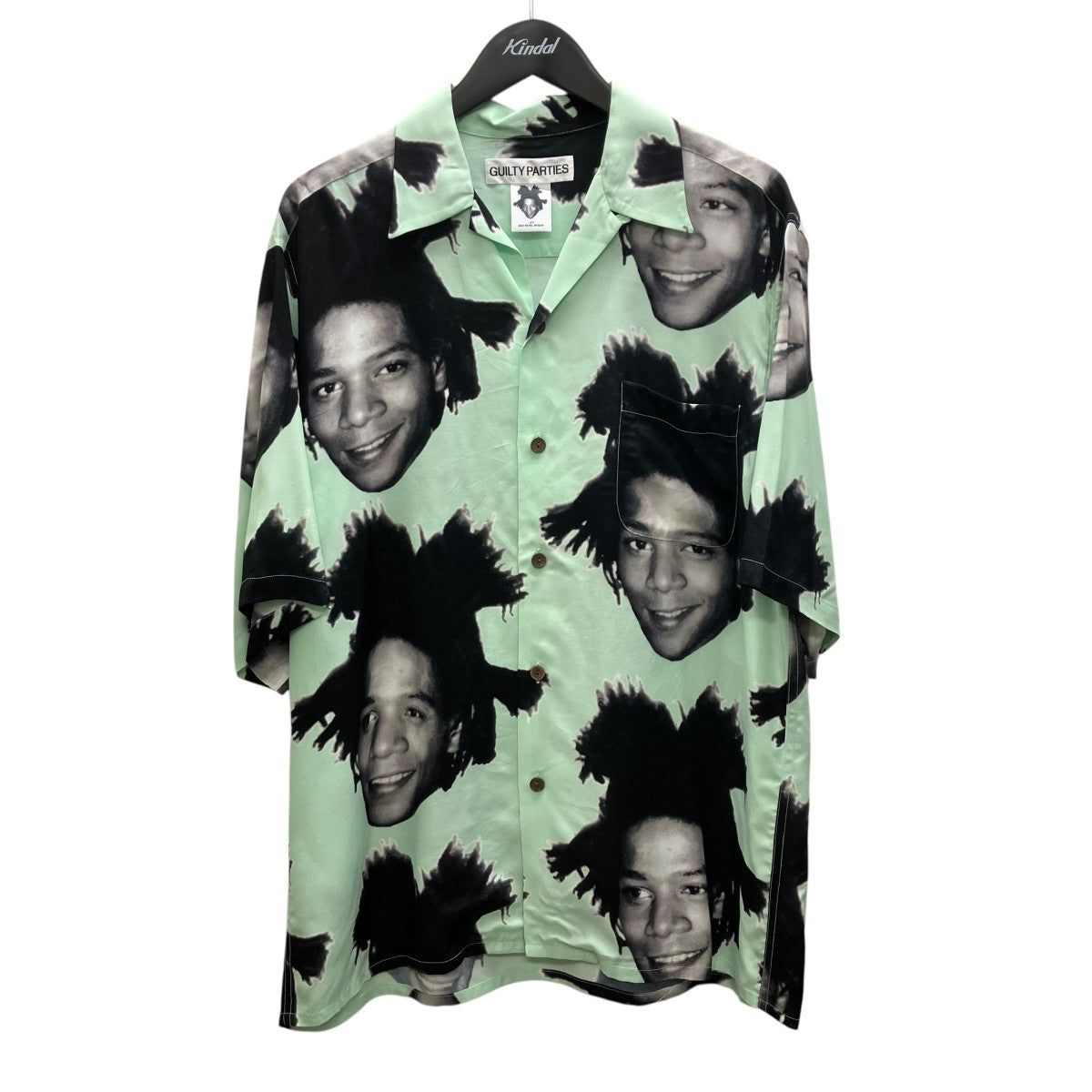 WACKO MARIA(ワコマリア) BASQUIAT HAWAIIAN SHIRT半袖シャツ グリーン