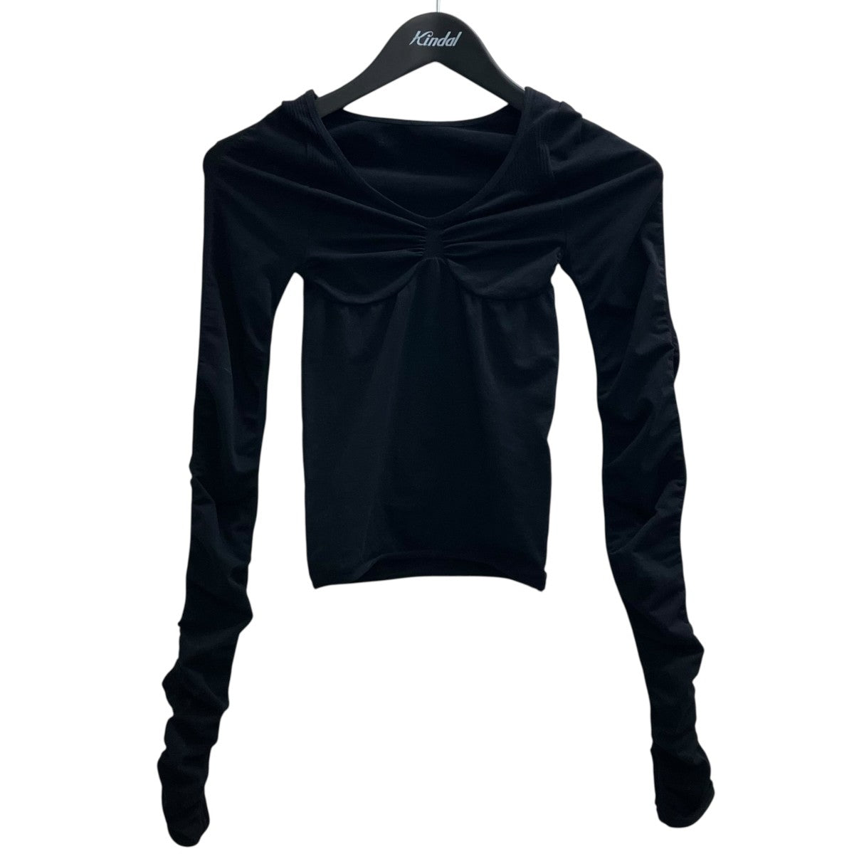 THE RED THREAD(ザレッドスレッド) S ruched sculpt body 長袖ブラウス