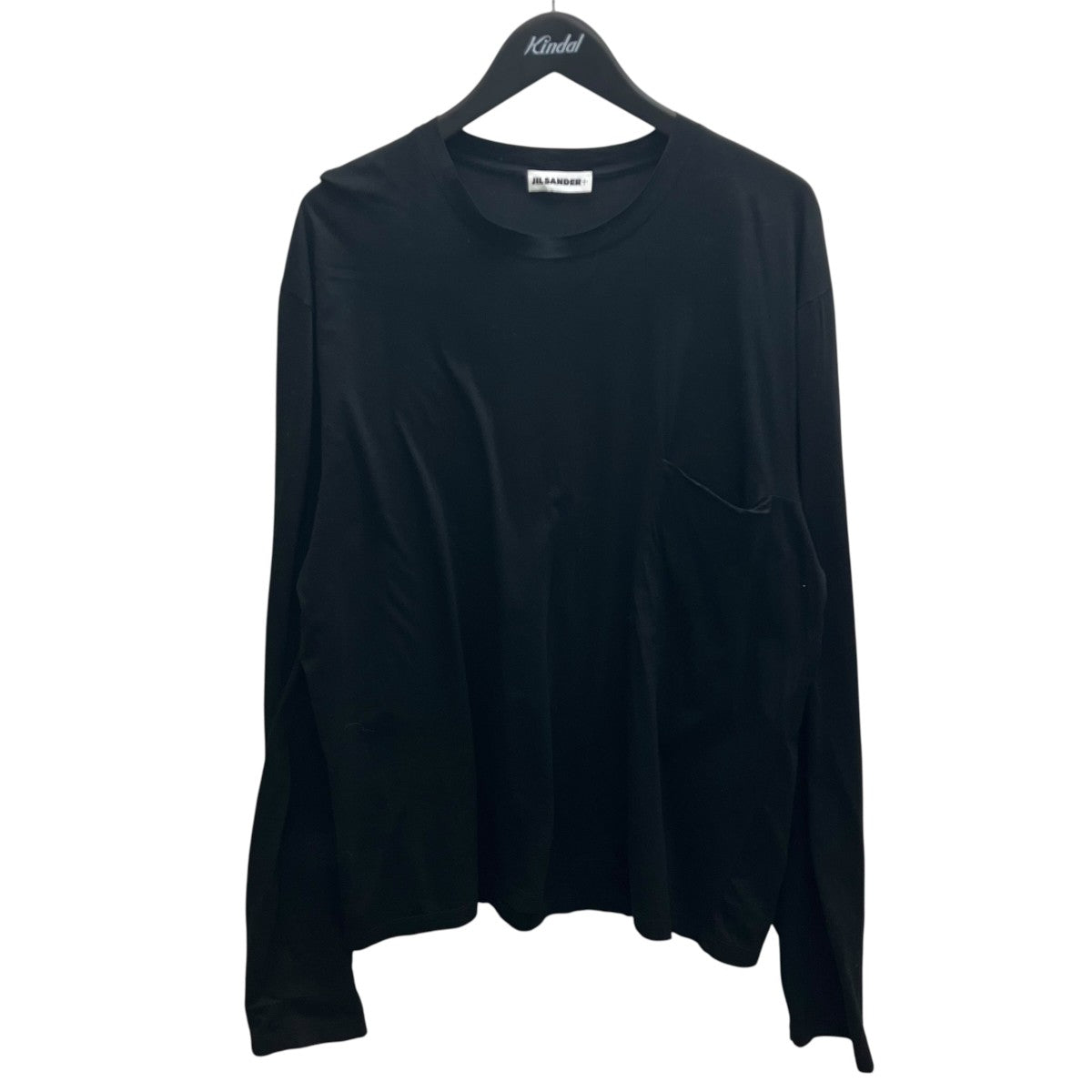 【良品】JIL SANDER ブラック長袖カットソー L JIL SANDER+(ジルサンダープラス) 長袖カットソー