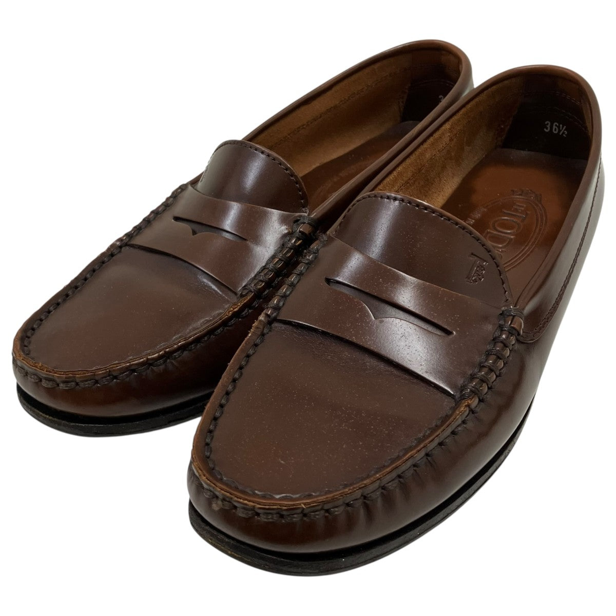 TOD'S(トッズ) ローファー ブラウン サイズ 36 1/2｜【公式】カインド