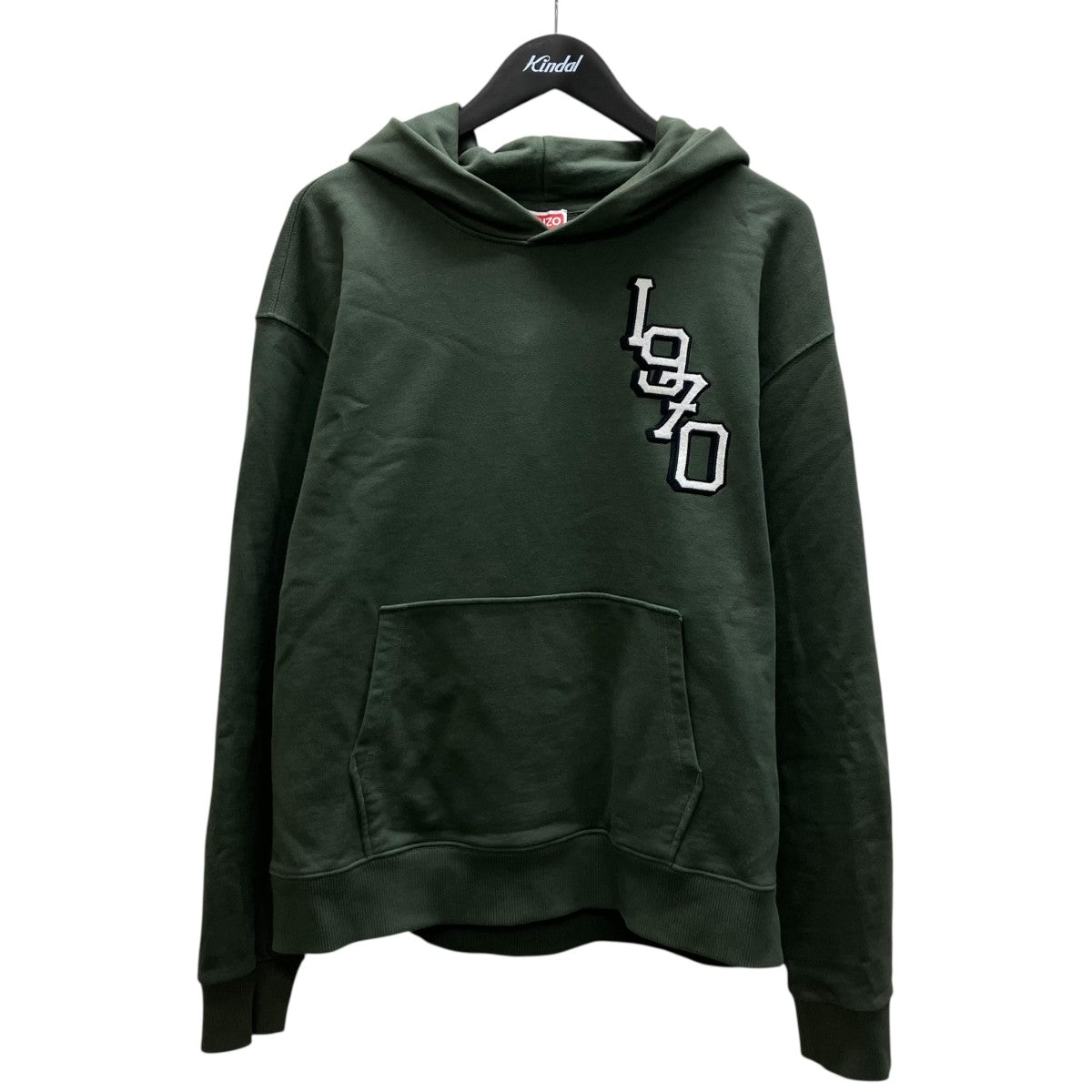 KENZO(ケンゾー) 刺繍パーカー FD65SW1494MF グリーン サイズ L 