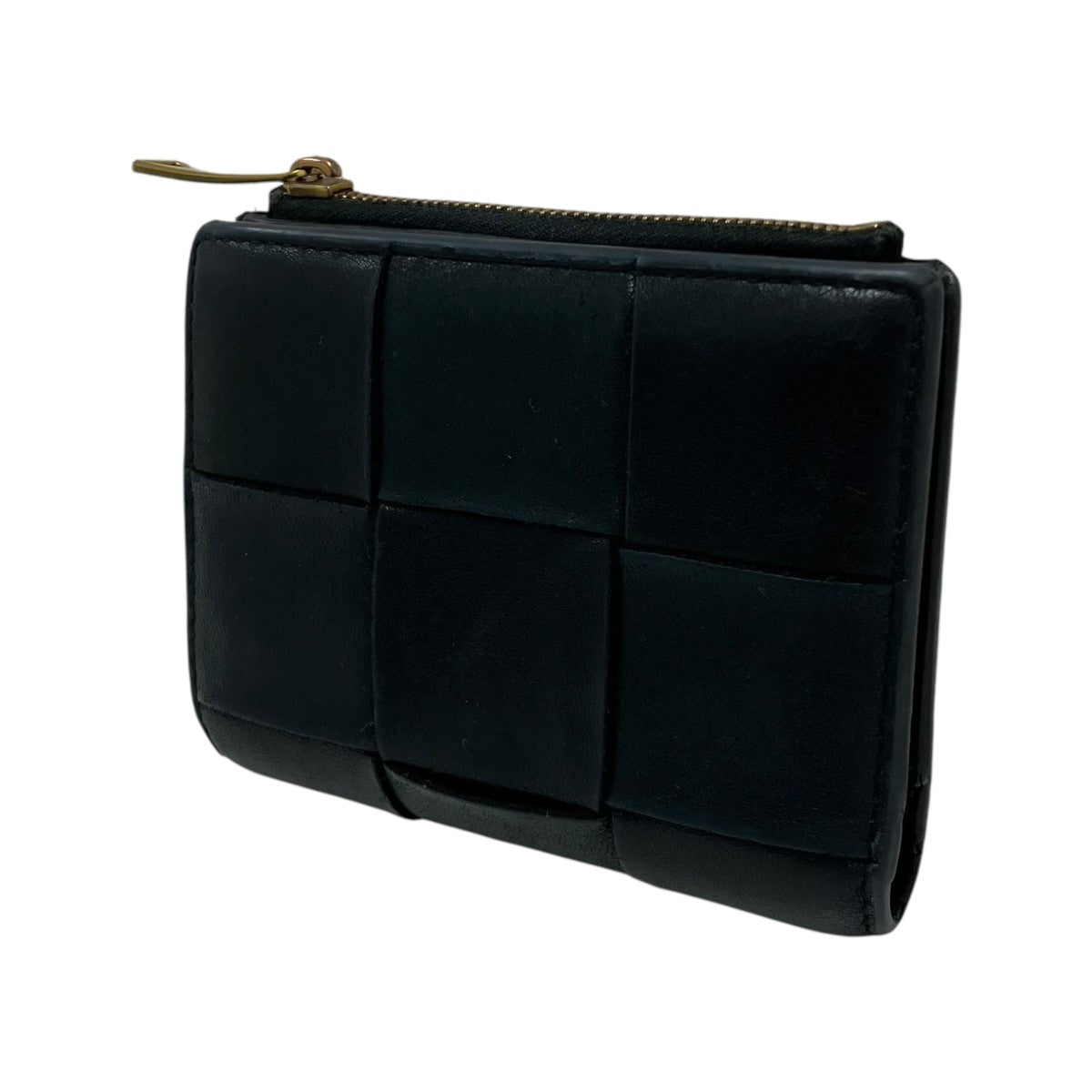 BOTTEGA VENETA 二つ折り財布 ブラック （箱無し） BOTTEGA VENETA(ボッテガヴェネタ) 2つ折り財布 製造番号なし(RFID対応