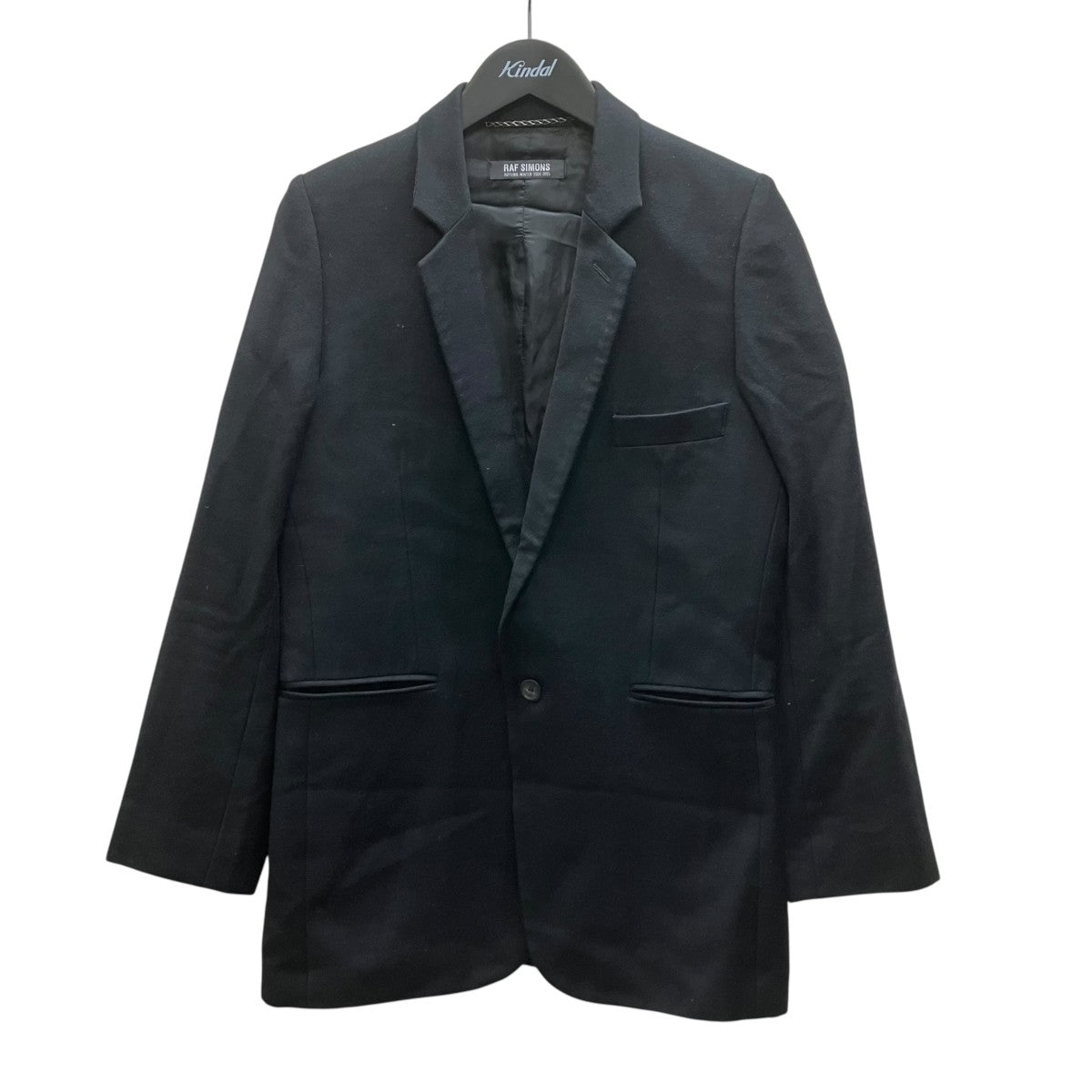 RAF SIMONS テーラードジャケット 44 RAF SIMONS(ラフシモンズ) テーラードジャケット ブラック サイズ 46