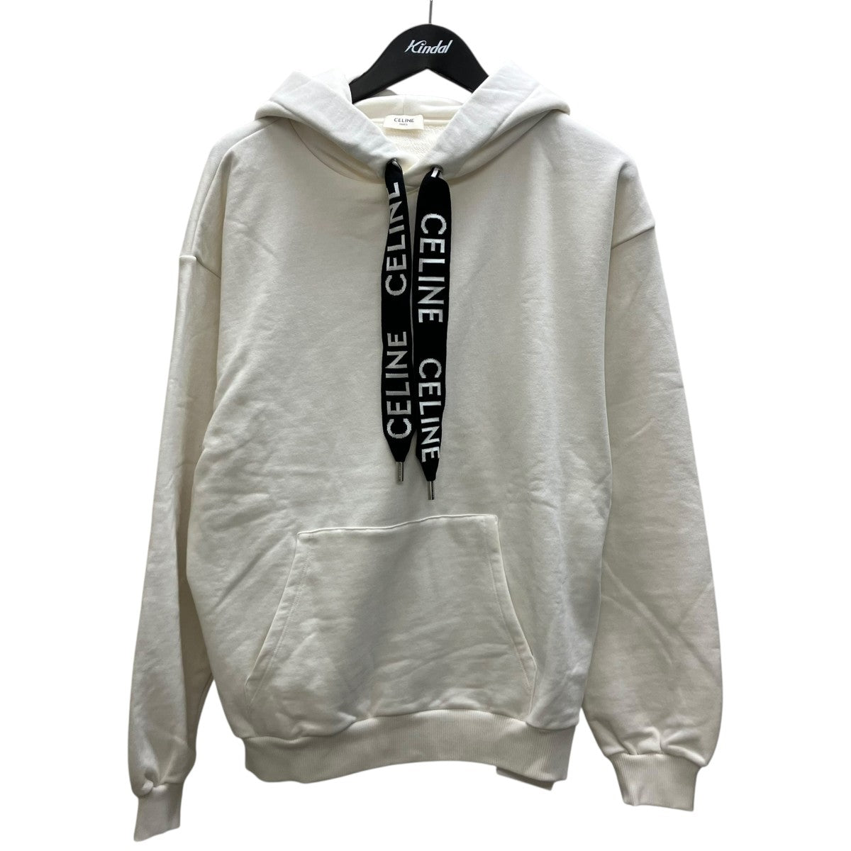 【試着のみ】CELINE パーカー ルーズフーディー コットンフリース CELINE(セリーヌ) コットンフリースルーズフーディー 2Y468670Q. 01QI