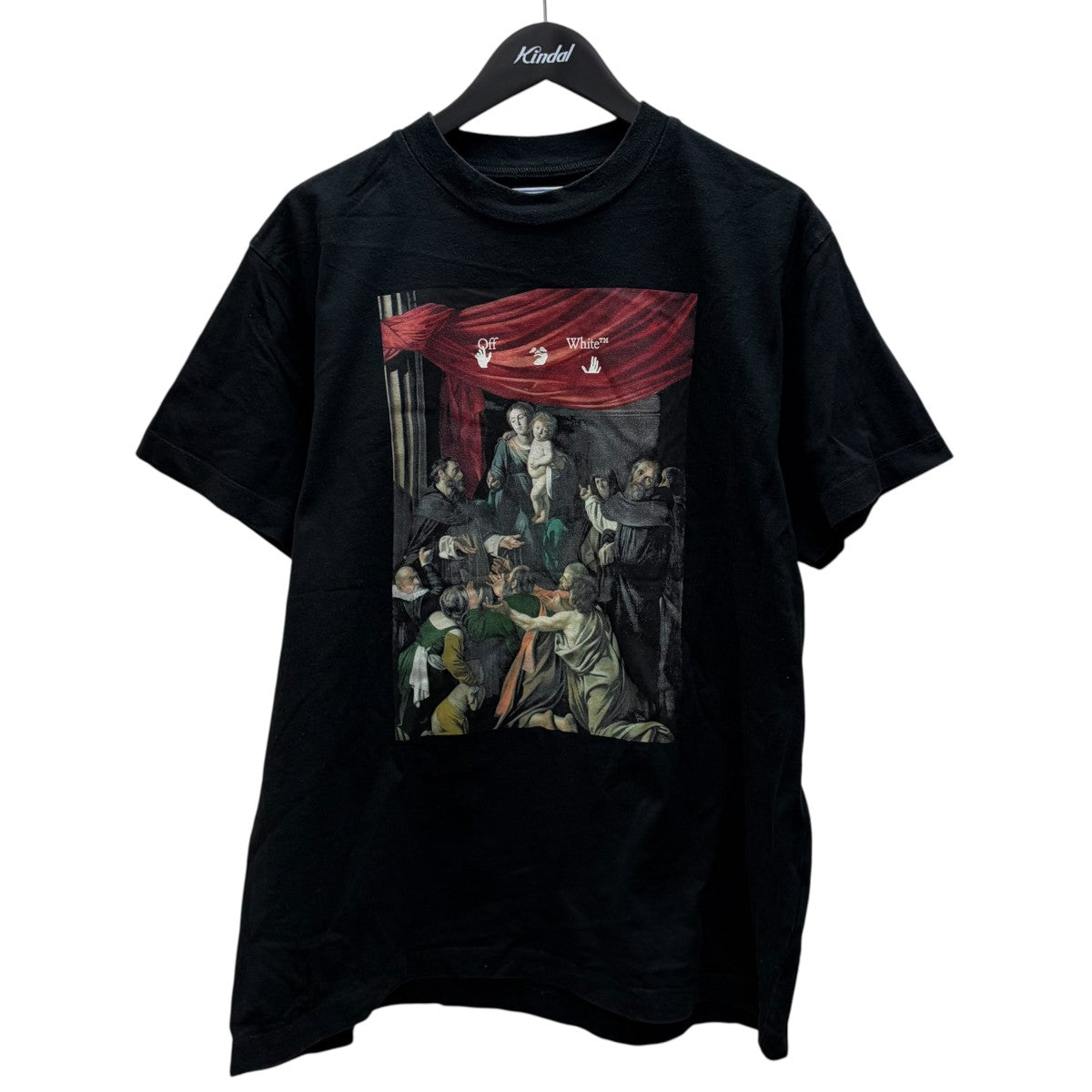 OFFWHITE(オフホワイト) プリントTシャツ OMAA038E20JER005 ブラック