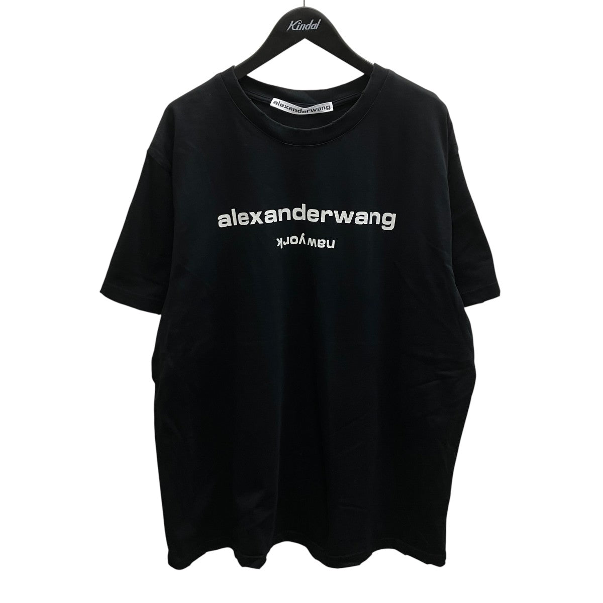 Alexander Wang アレキサンダーワン シャツ ALEXANDER WANG(アレキサンダーワン) 半袖Tシャツ ブラック サイズ L