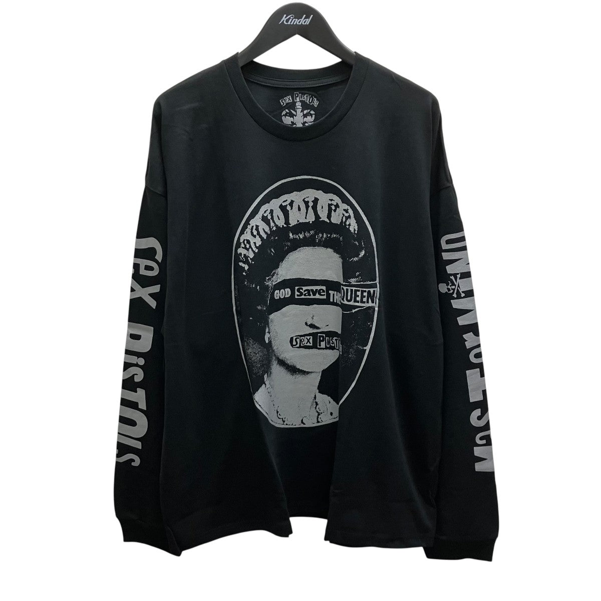 SEX PISTOLS×MASTERMIND WORLD God Save The Queen L-S Teeプリント