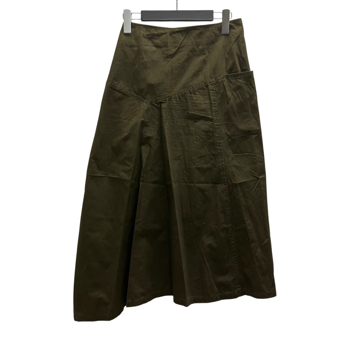 コットンアシンメトリーロングスカート