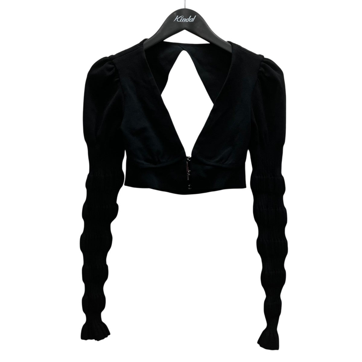 FETICO(フェティコ) STRIPE KNIT SHORT CARDIGAN ニットカーディガン