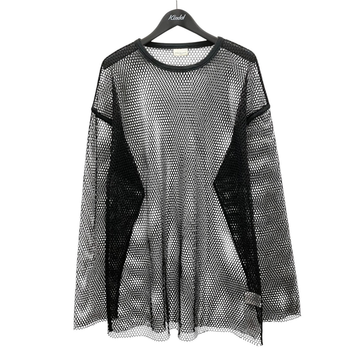 DRIES VAN NOTEN(ドリスヴァンノッテン) メッシュカットソー ブラック