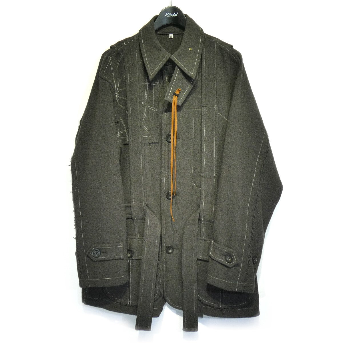 khoki Replica norfolk jacket coat カーキカラーカーキブラウン系