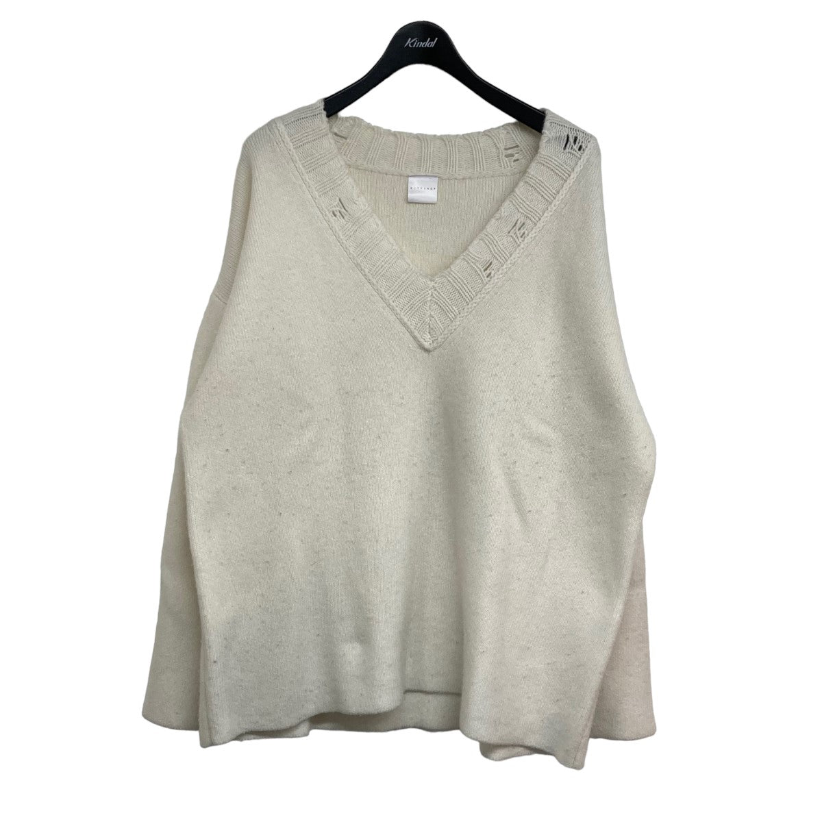 CITYSHOP(シティショップ) 2022AW 「BROKEN V-NECK」 Vネックニット