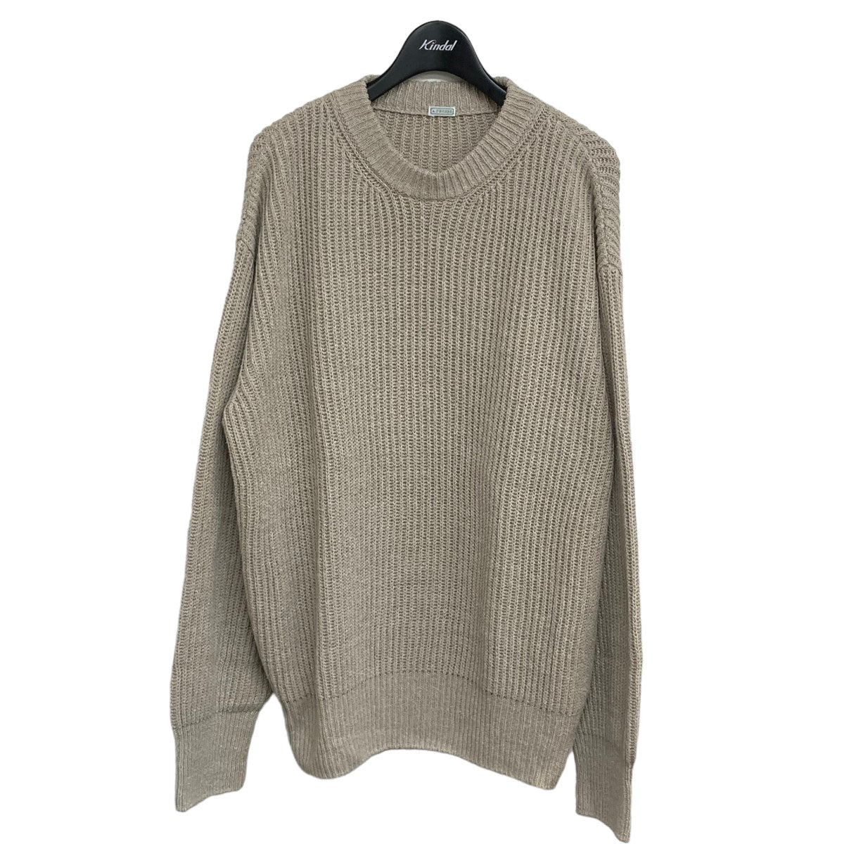 A．PRESSE(ア プレッセ) 「Silk linen Crew Neck Sweater」 シルクリネン クルーネック セーター  22SAP-03-02H ベージュ サイズ 14｜【公式】カインドオルオンライン ブランド古着・中古通販【kindal】