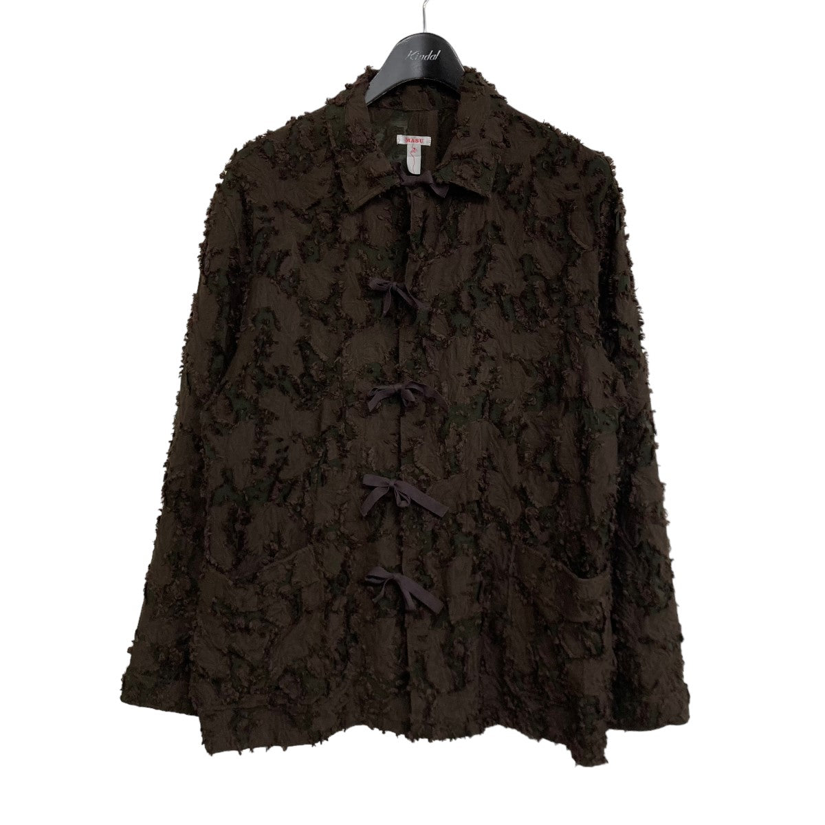 MASU(エムエーエスユー) 2020SS 「JACQUARD PAJAMA BLOUSON」 ジャガードパジャマブルゾン MESS BL0302  オリーブ サイズ 15｜【公式】カインドオルオンライン ブランド古着・中古通販【kindal】