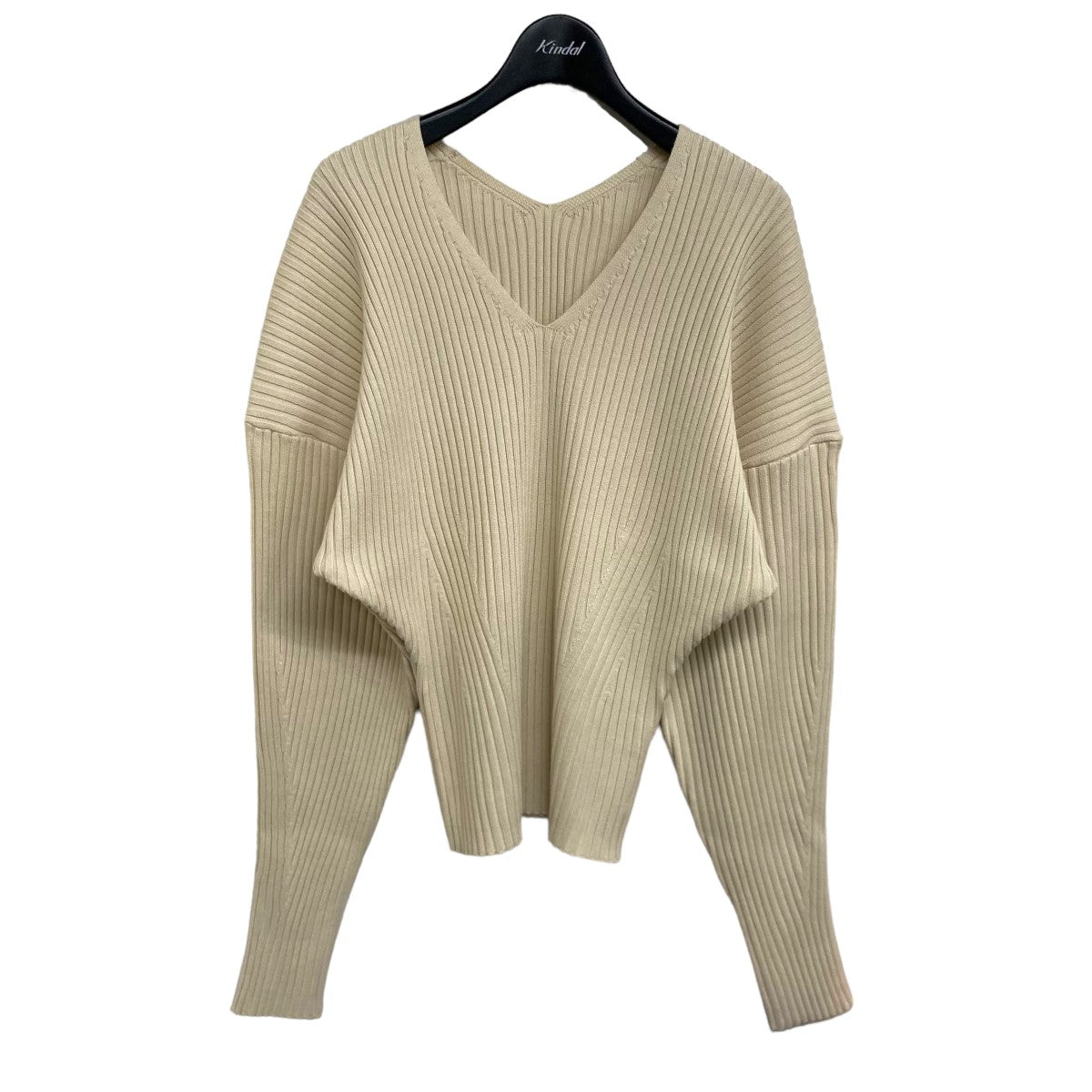 CLANE(クラネ) 「V NECK DOLMAN KNIT TOPS」 Vネックセーター 15106 2072 アイボリー サイズ  15｜【公式】カインドオルオンライン ブランド古着・中古通販【kindal】