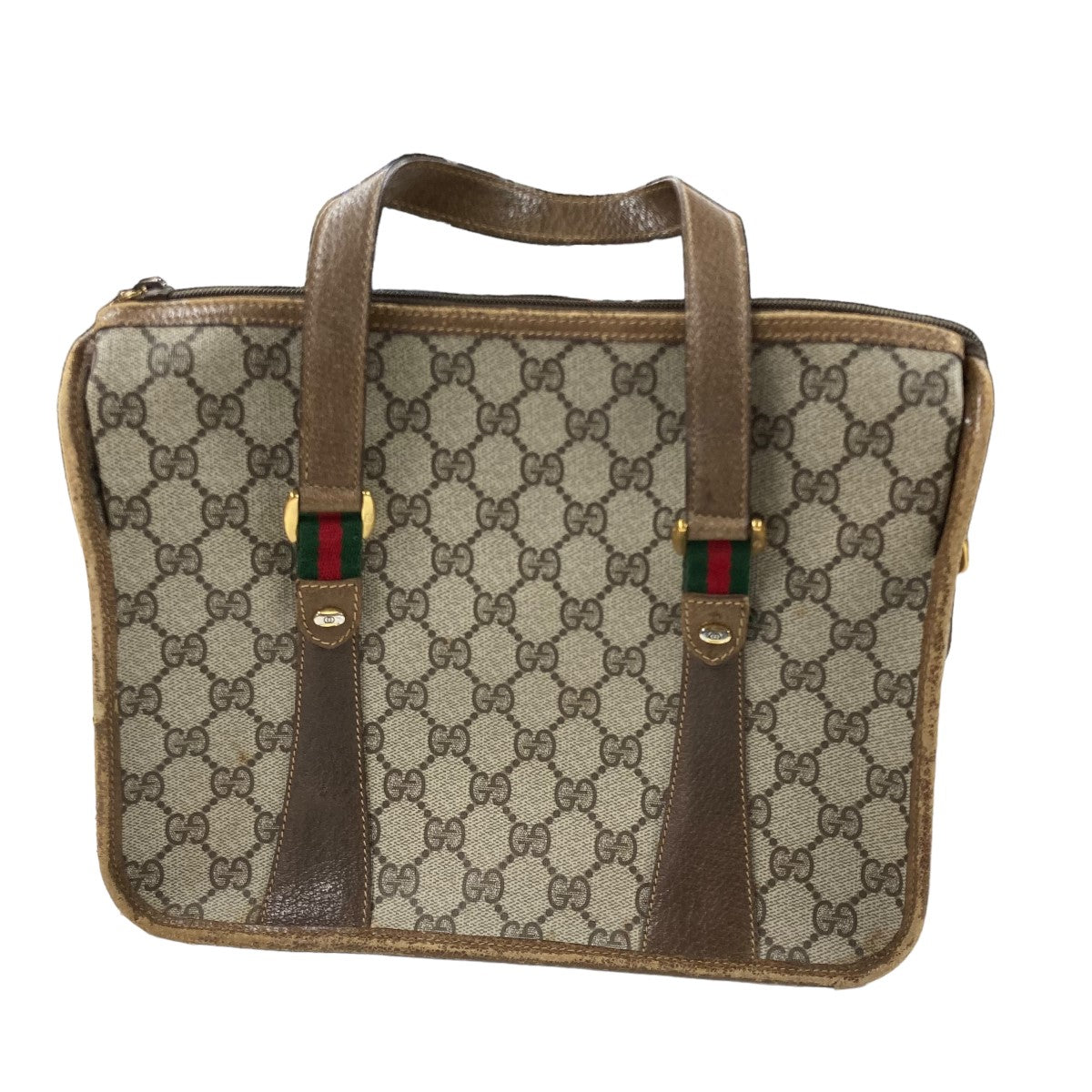 GUCCI(グッチ) オールドグッチシェリーラインハンドバッグ 41．02．039 ベージュ サイズ 13｜【公式】カインドオルオンライン  ブランド古着・中古通販【kindal】