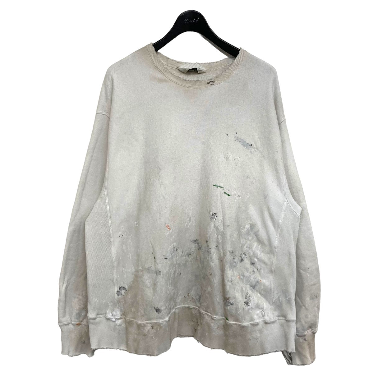 ANCELLM(アンセルム) 2023AW 「HAND PAINTING SWEAT SHIRT」 ペイント 