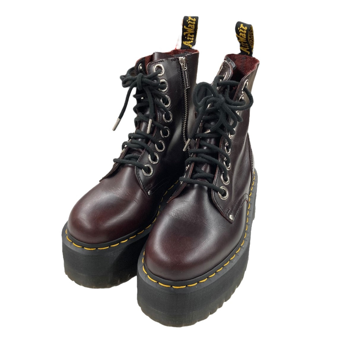 Dr．Martens(ドクターマーチン) 「QUAD RETRO JADON MAX」 厚底サイドジップ8ホールブーツ 26317601 ブラウン  サイズ 16｜【公式】カインドオルオンライン ブランド古着・中古通販【kindal】