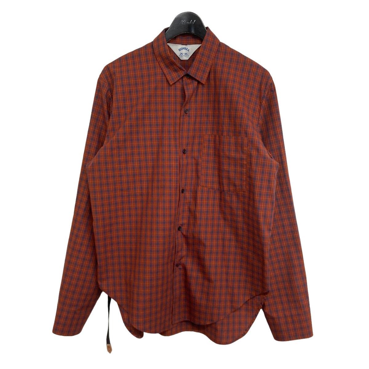 通販最安値新品 SUNSEA サンシー 20AW M.D Shirt(Red Blue Check) シャツ size 2 Mサイズ