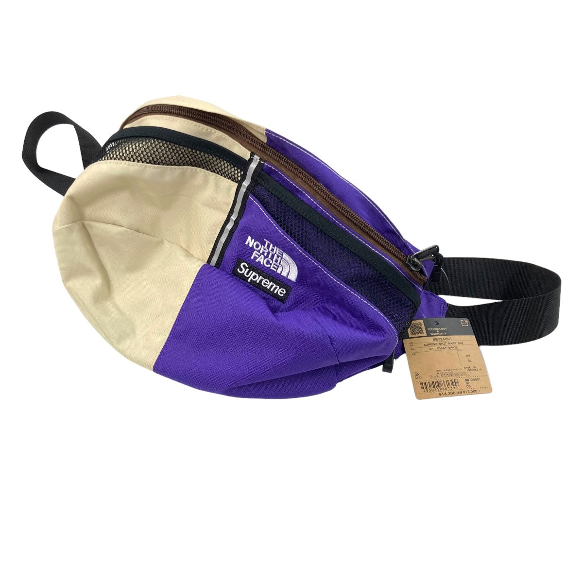 Supreme The North Face Split Waist Bag 紫ノースフェイス - バッグ