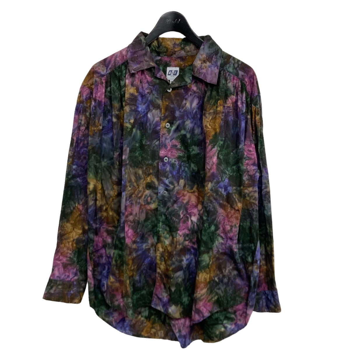 AiE(エーアイイー) 「Painter Shirt Abstract Batik」 オープンカラーシャツ パープル サイズ  13｜【公式】カインドオルオンライン ブランド古着・中古通販【kindal】