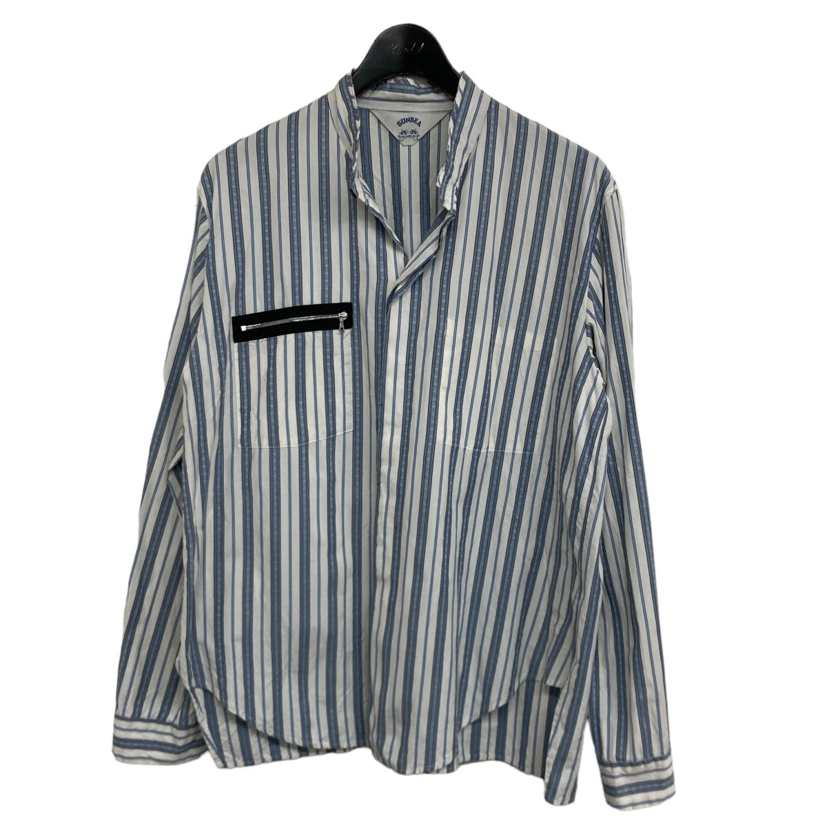 トップスSUNSEA BLUE NOTE STRIPE SHIRT 18S29 サイズ3 - シャツ