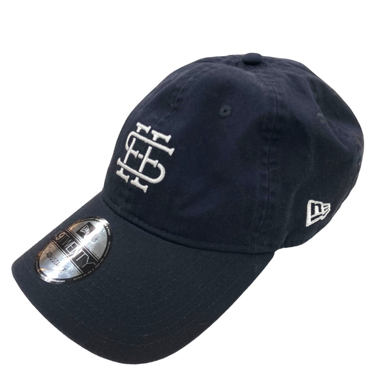 New Era×SEESEE 「920CS YES GOOD MARKET限定」 ロゴキャップ ネイビー 