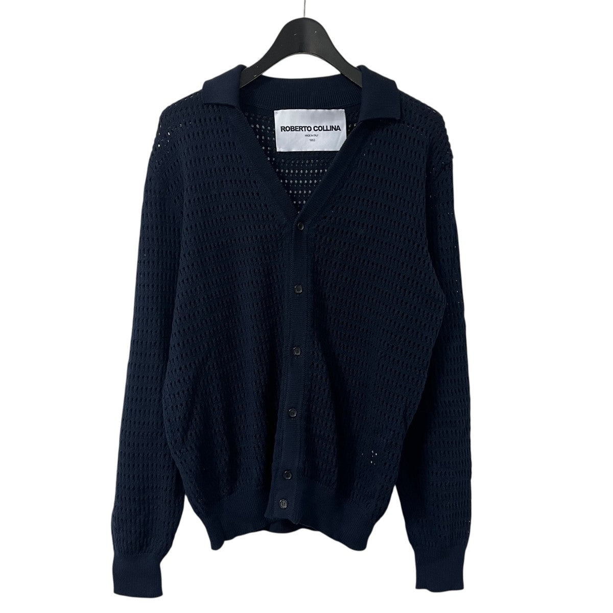 ROBERTO COLLINA(ロベルトコリーナ) メッシュニットカーディガン