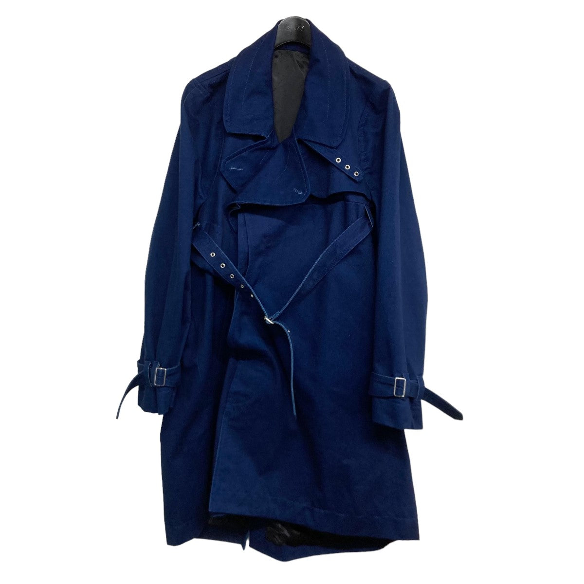 MARINA YEE(マリナイ―) ASYMMETRIC PLEATS TRENCH COATトレンチコート7884154234 7884154234  ネイビー サイズ S1｜【公式】カインドオルオンライン ブランド古着・中古通販【kindal】