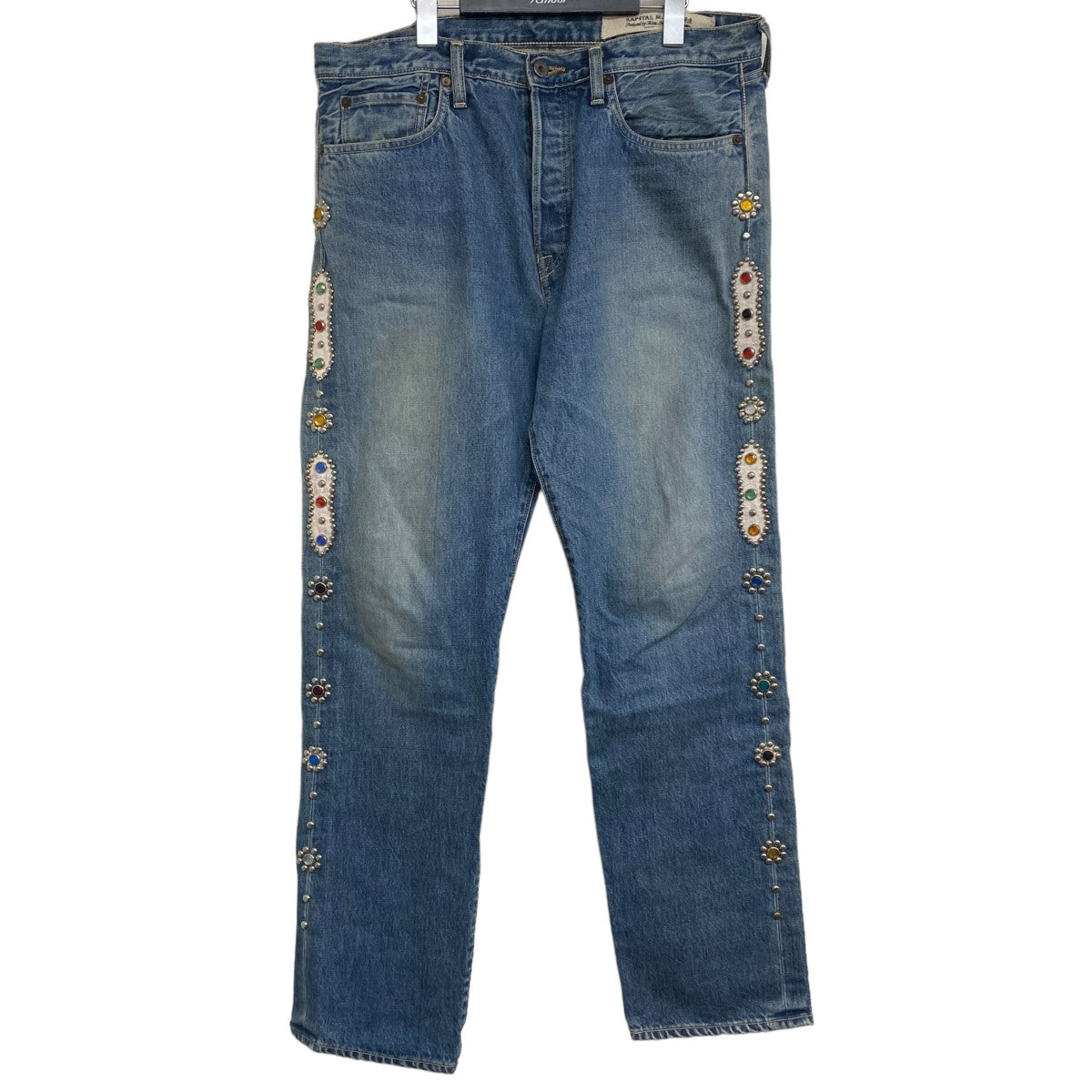 KAPITAL(キャピタル) 14ozデニム 5P モンキーCISCO スタッズリメイク  