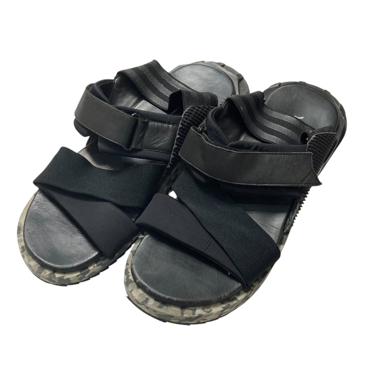 Y-3 ブラックサンダル Y-3 スポーツサンダル ブラック/レッド US 7 72123085c_B_08_500