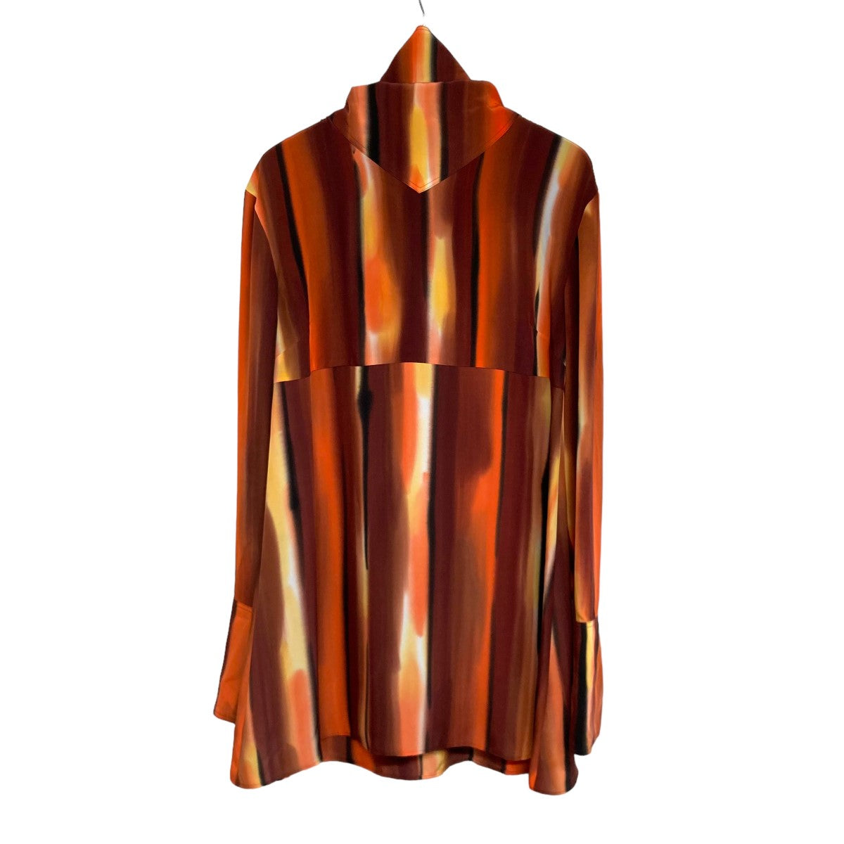23AWHAND PRINTED TIE-NECK BLOUSEタイブラウスFTC234 0103