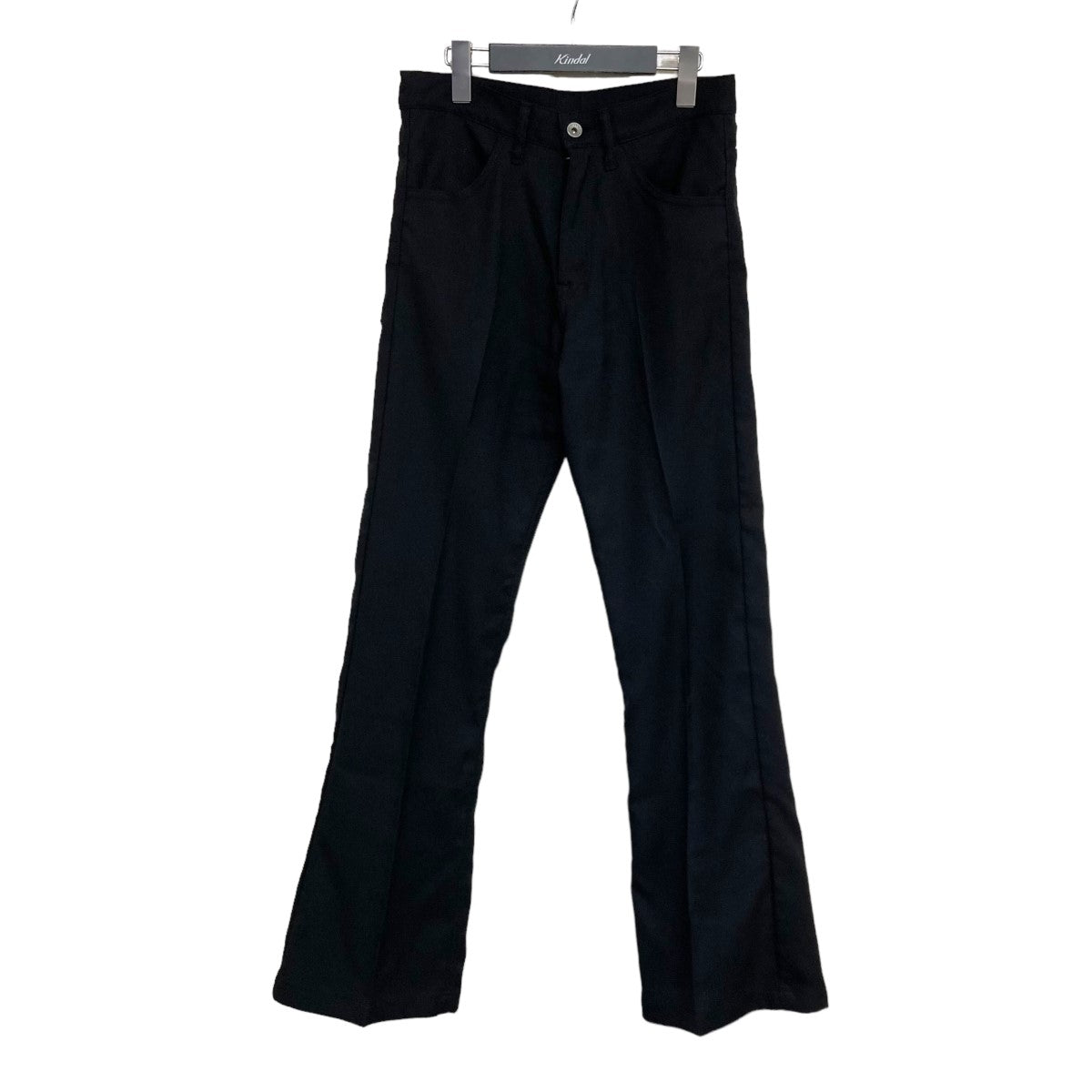 中古】<BR>DAIRIKU<BR>「Bush Detail Wool Flare のぞましい Slacks」 ベルテッドスラックス 21AW B 4  ショッキング