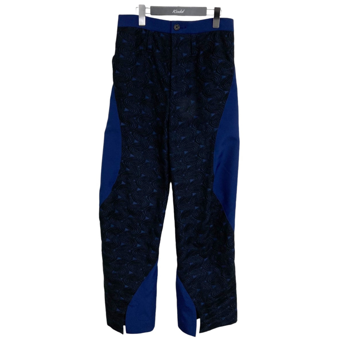 KOZABURO(コウザブロウ) Dexter Pants Wave Sashikoスラックス0314 P 117 0314 P 117 ネイビー  サイズ 1｜【公式】カインドオルオンライン ブランド古着・中古通販【kindal】