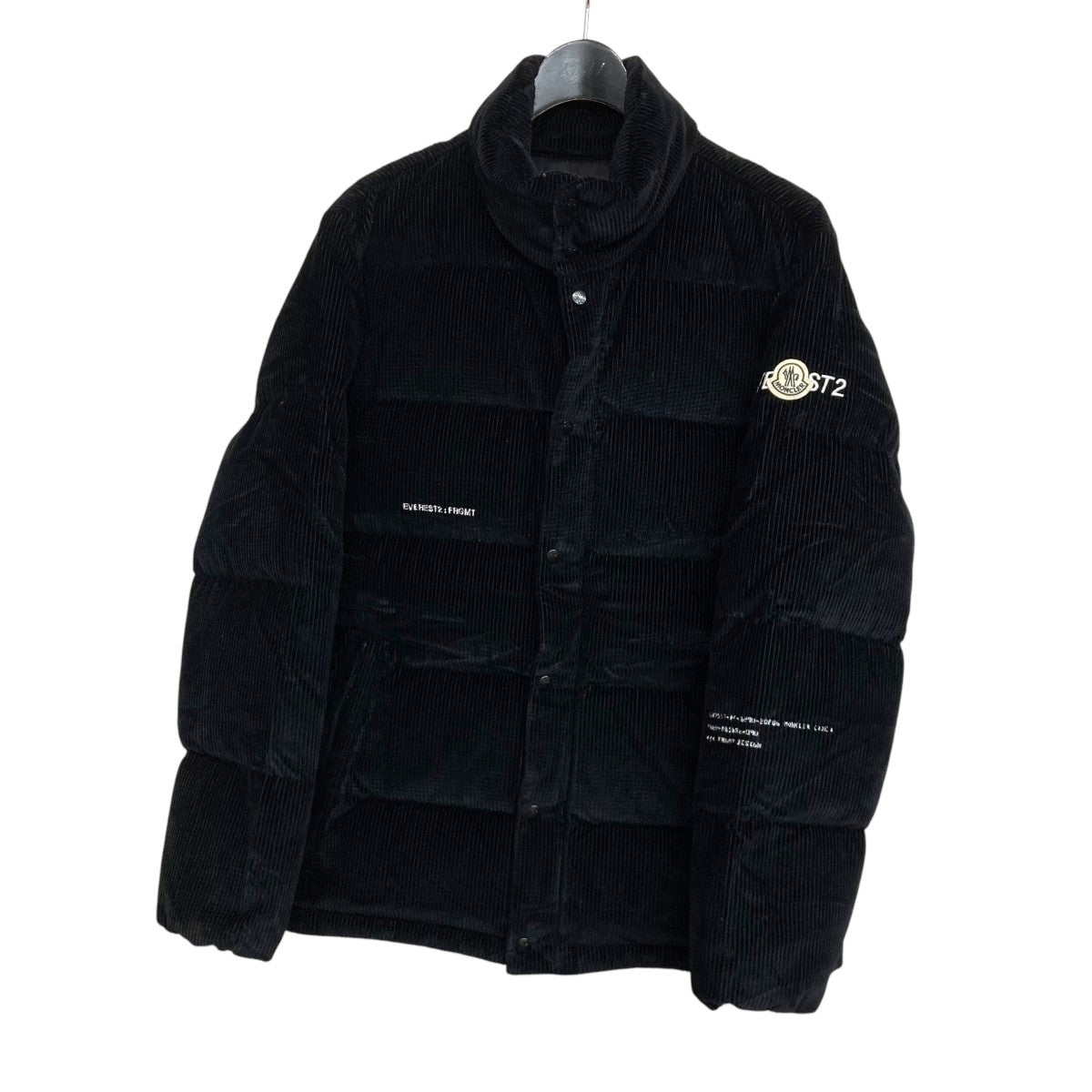 MONCLER×FRAGMENT DESIGN DONNIEコーデュロイダウンジャケットU209U1A00012 U209U1A00012 ブラック  サイズ 1｜【公式】カインドオルオンライン ブランド古着・中古通販【kindal】