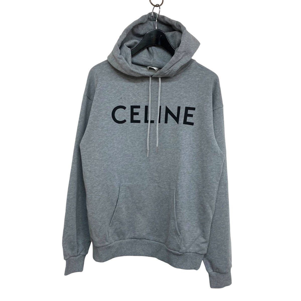 CELINE(セリーヌ) ルーズ フーディー コットンフリースパーカー2Y321670Q 2Y321670Q ライトグレー サイズ  S｜【公式】カインドオルオンライン ブランド古着・中古通販【kindal】